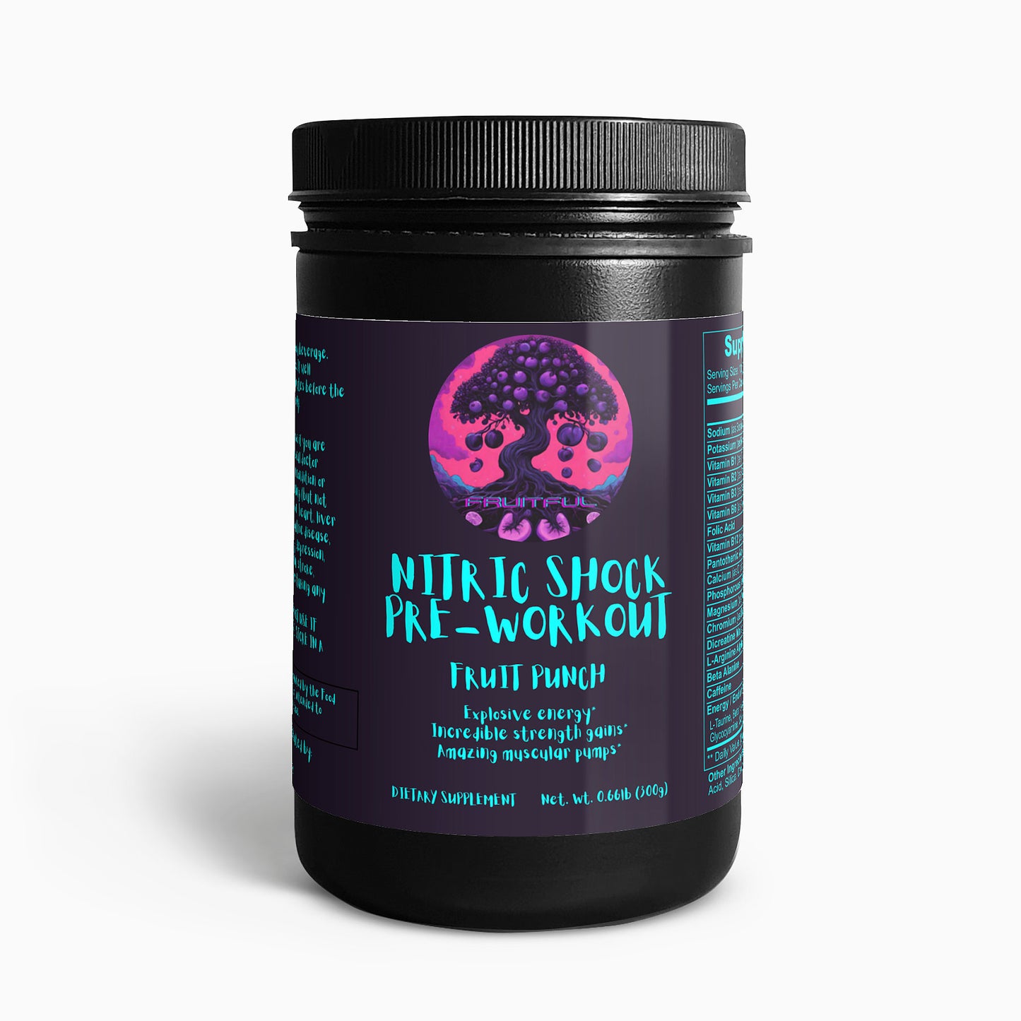 Nitric Shock Pre-Workout Powder (Fruit Punch)